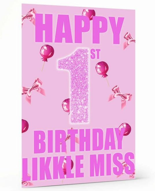 Happy 1st Birthday Likke Miss